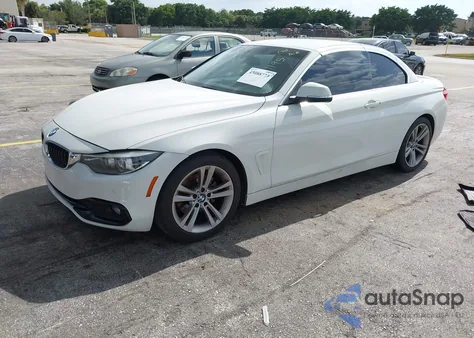 2018 BMW 430I z USA, uszkodzony, nr VIN WBA4Z1C58JEC59618